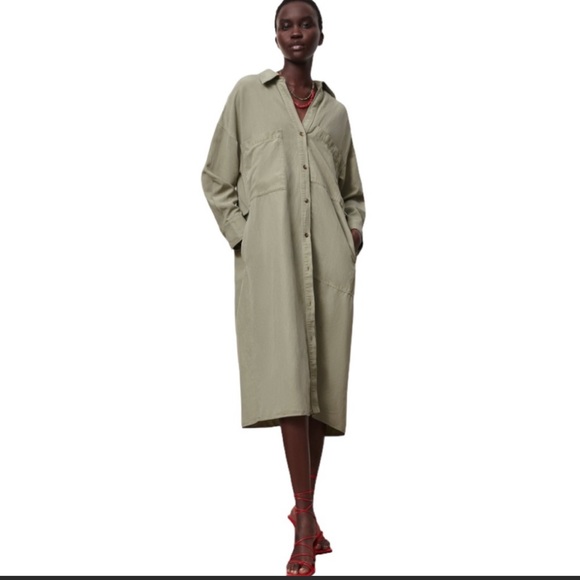 SHIRT DRESS WITH POCKETS
GREEN - REF. 4043/053 - Picture 3 of 10